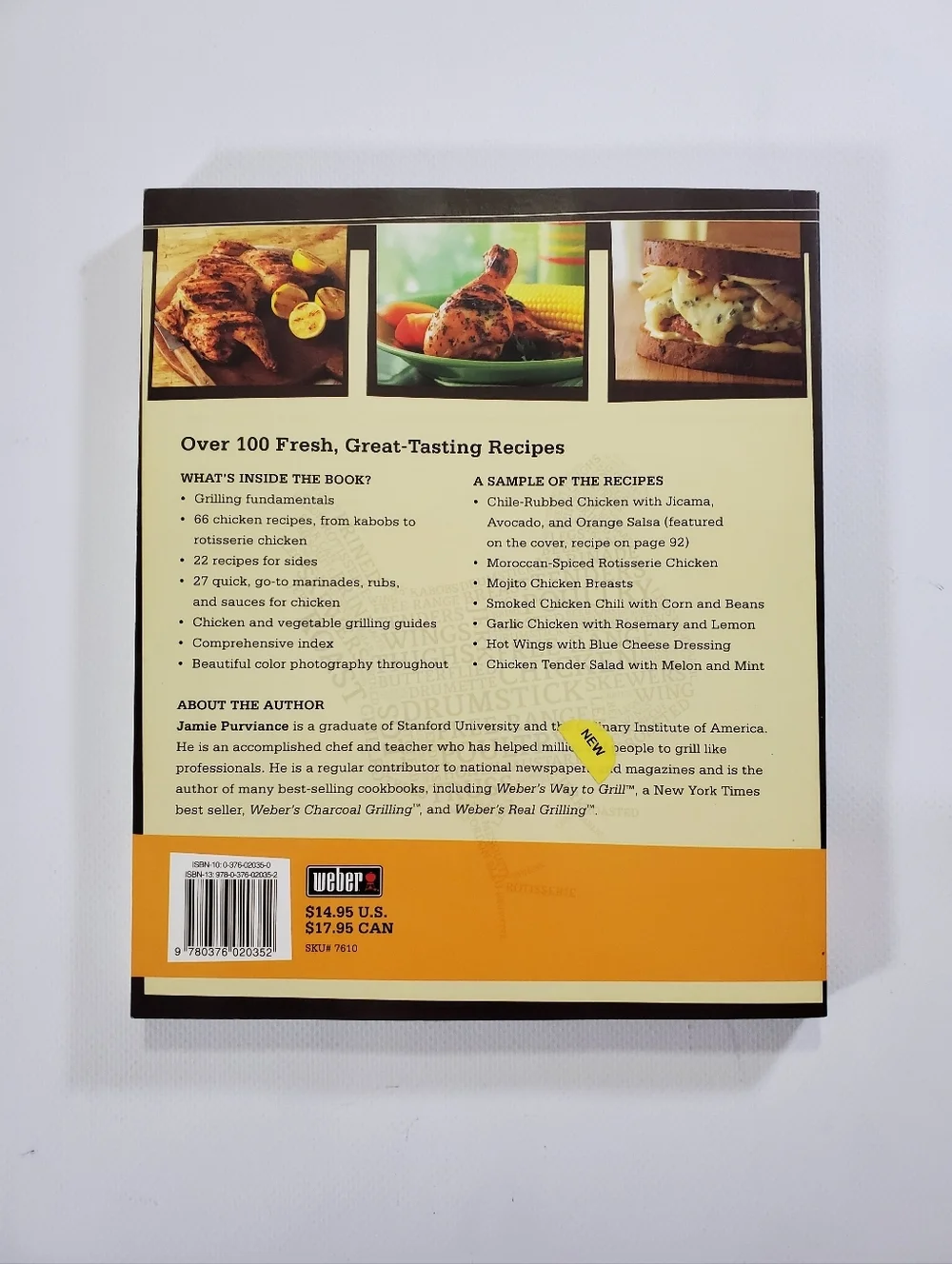 Weber’s On the Grill: Chicken & Sides Cookbook by Jamie Purviance